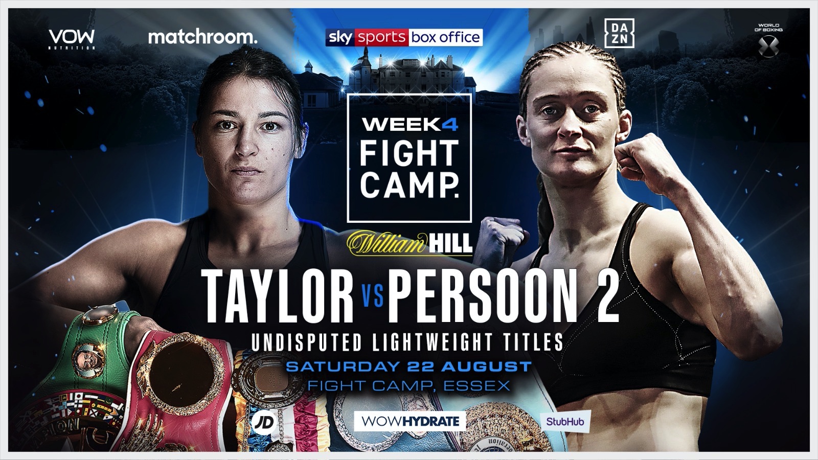 Taylor-Persoon II replaces Taylor-Serrano on Aug. 22nd